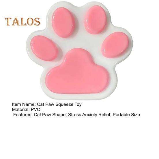 Игрушка для снятия стресса «кошачья лапка», ручная работа, сенсорная игрушка «щипок лапки котенка», для детей и подростков, для взрослых, мягкий мячик для снятия стресса, игрушка «лапка питомца»