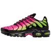 Кроссовки Air Max Plus с дышащей поддержкой для бега, унисекс, розово-зеленые, DM0032-027