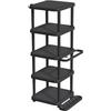 Tenma Shoe Rack, Easy To Assemble and Space-saving for Your Entryway. Five-tier Shoe Rack, Slim Design That Can Also Store Umbrellas. [Easy Assembly]