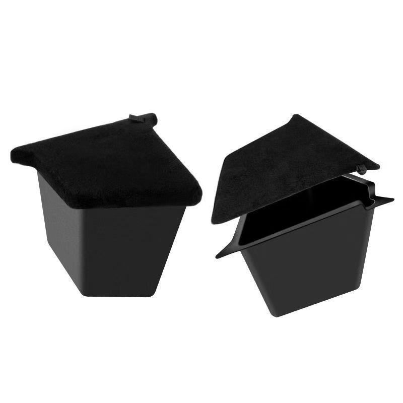 Fits Tesla Model Y/3: TPE Trunk Side Pocket Storage Bin Accessory