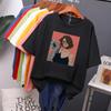 Kawaii графические печатные футболки женские летние большие размеры Harajuku хлопковые футболки оверсайз повседневные с короткими рукавами женский топ