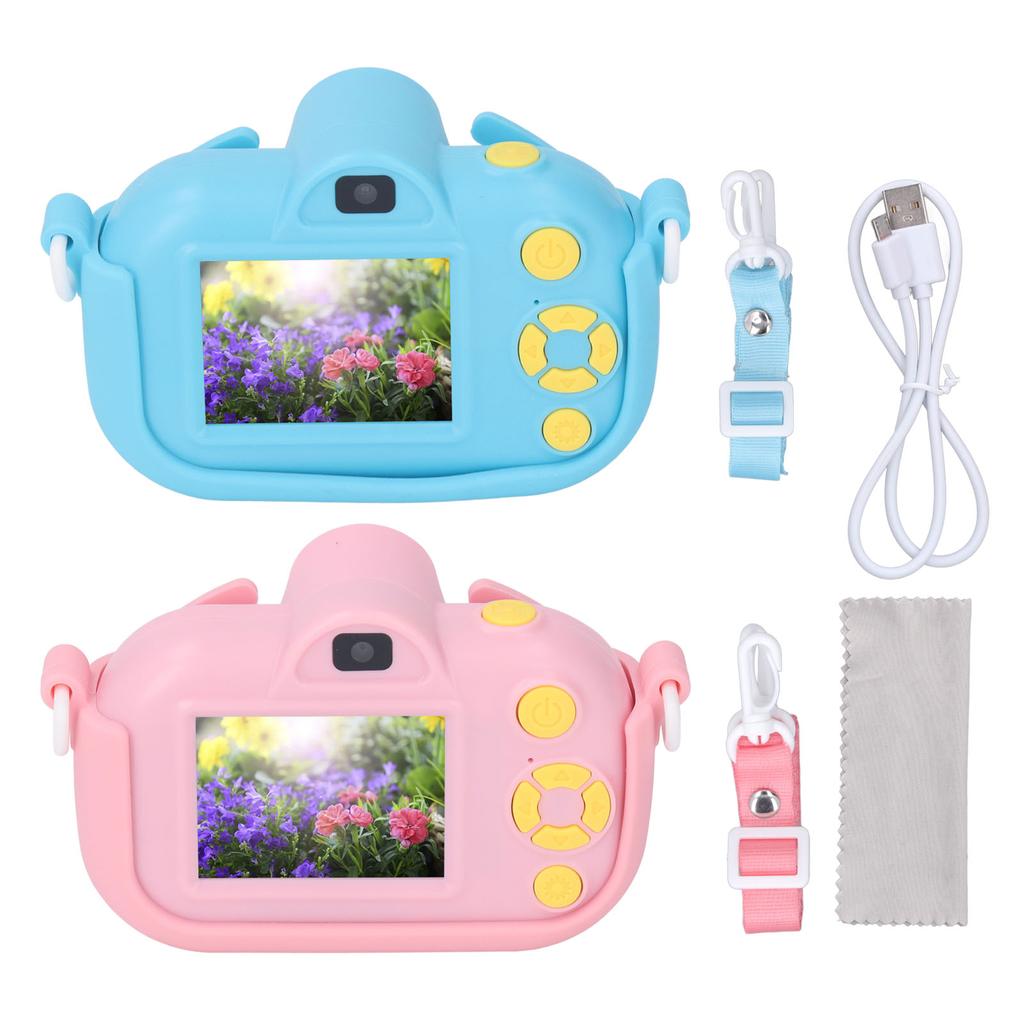Kids Camera 32MP Digital Video Camera 2in Screen Multifunctional Front Rear Lens 1080P Selfie Ca