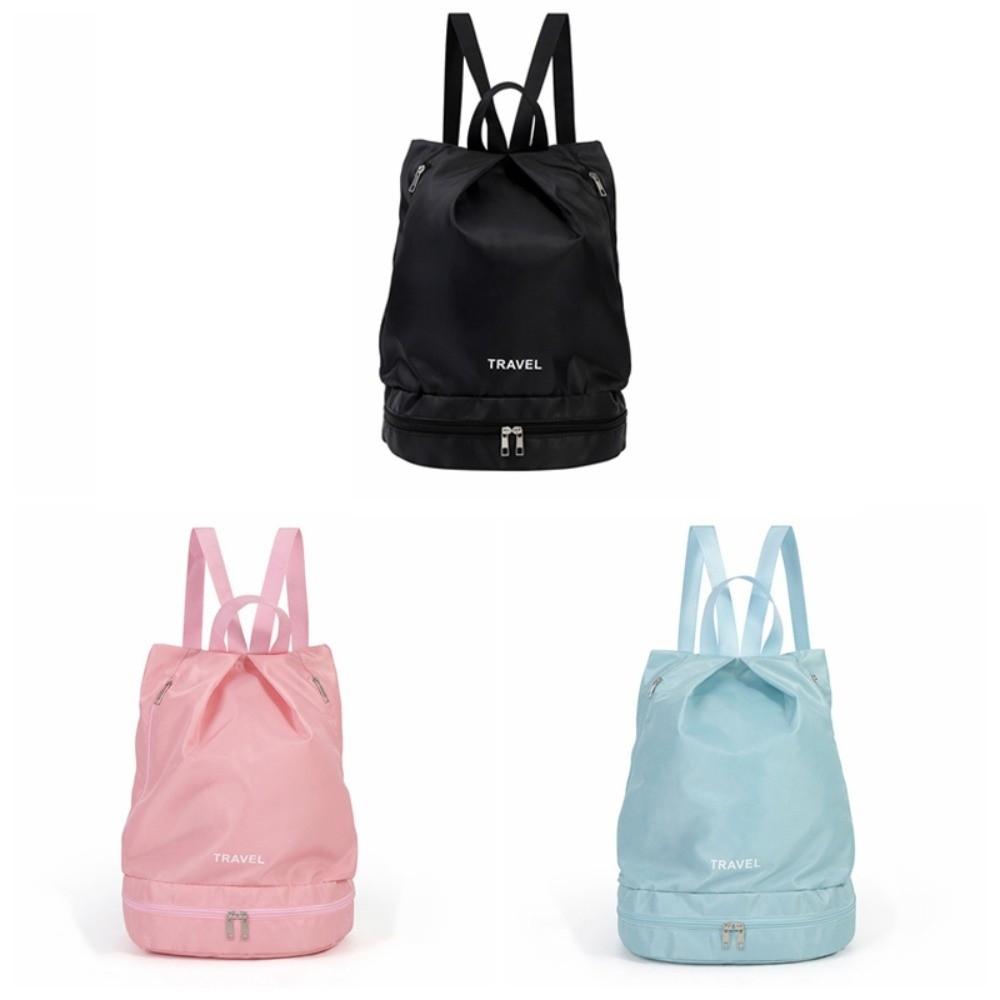 Dry Wet Separation Outdoor Beach Bag Waterproof Fitness Bag Washing Bag Swimming Bag Water Sports