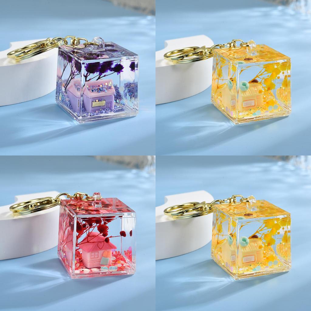 Мультяшный акриловый брелок с дизайном песочных часов для друзей и семьи, подходит для праздников и путешествий