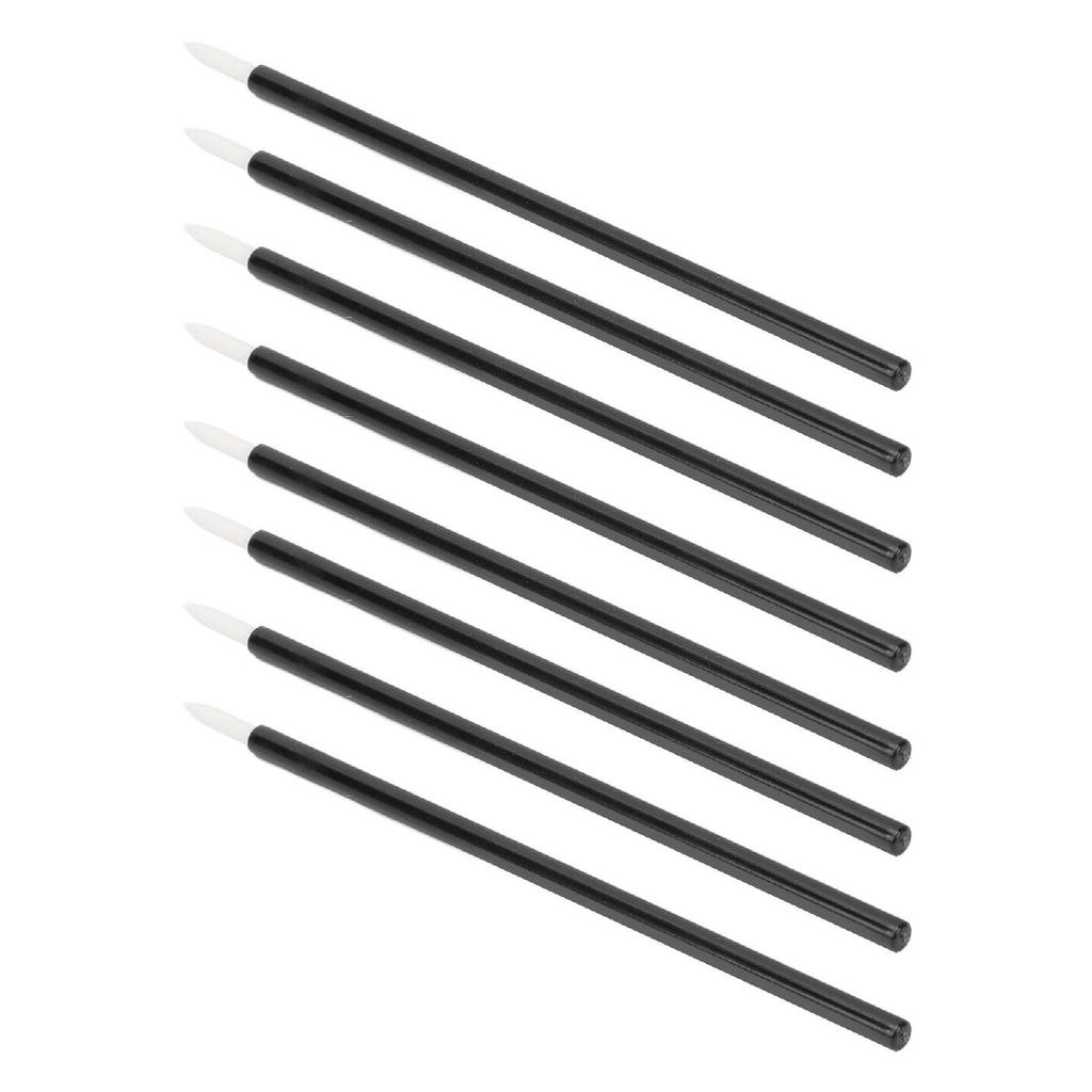 100 шт. черные кисти для подводки глаз аппликаторы косметические палочки для подводки глаз карандаши для губ инструмент для макияжа с