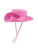 Baby and children's UV-protective sun hats, boys' and girls' beach hats for outings, windproof fisherman hats, breathable basin