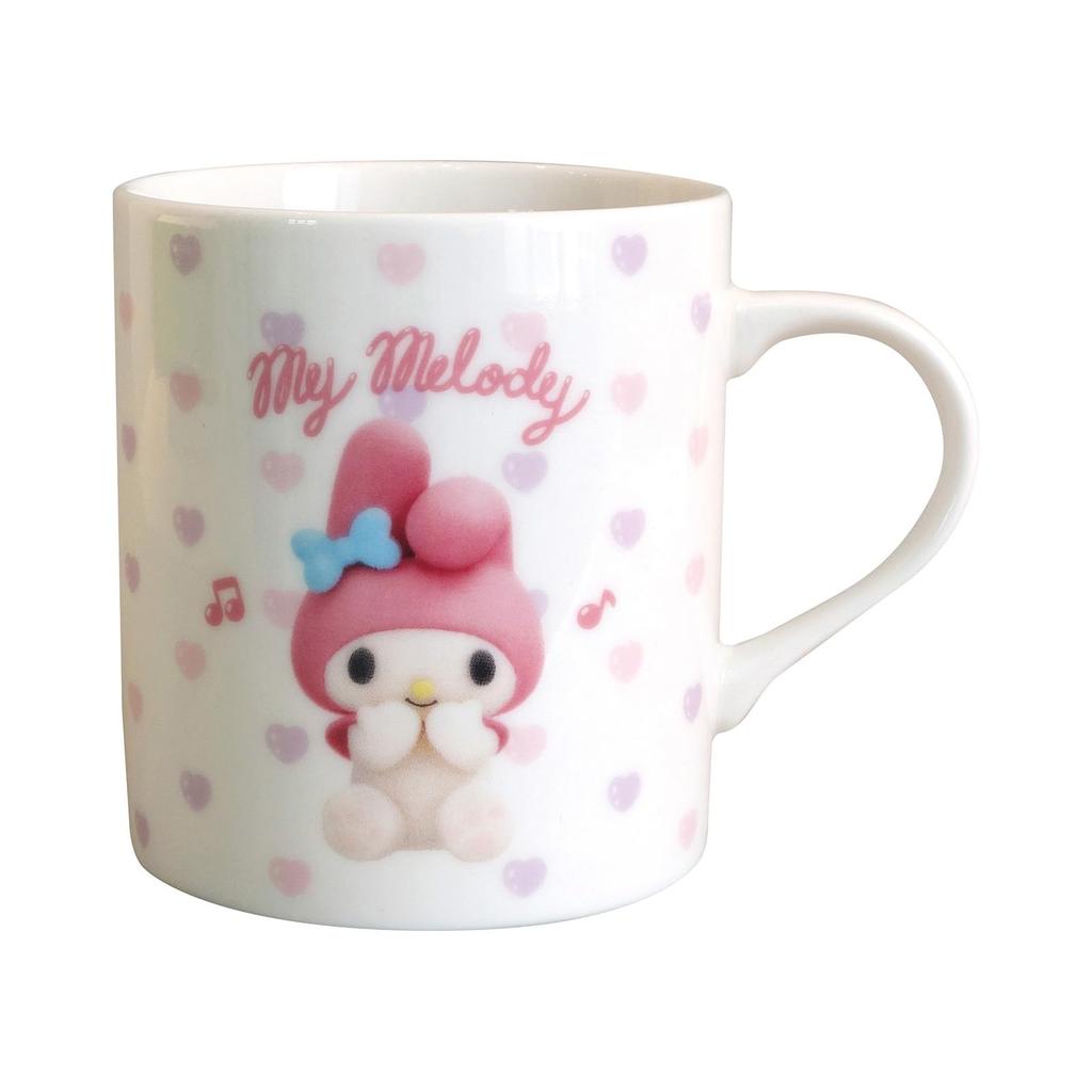Серия My Melody Кружка My Melody Для микроволновой печи и посудомоечной машины Сделано в 319132 Кружка "Netflix & Kuromi", Прибл.. 300 мл, Безопасный, Япония,