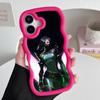 Чехол Valo Viper для iPhone 17 16 15 14 13 12 11 Air Pro Max Plus Красный Мягкий ТПУ Покрытие с Волнистым Краем