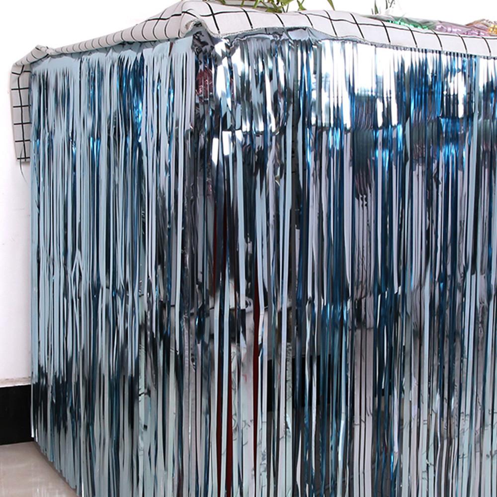 Элегантная 2,75-метровая юбка для стола из дождевого шелка цвета розового золота для потрясающего декора на день рождения