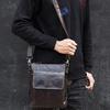 First Layer Cowhide Men's Crossbody Bag Simple Large Capacity Bag Leather Men's Shoulder Bag