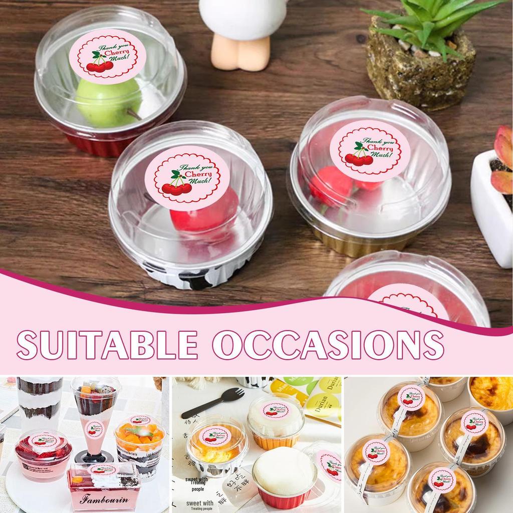 Вишня Фрукты Ручная работа Декоративные Самоклеящиеся Наклейки в Рулоне для Поделок