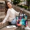 Bohemian Art Print Tote Bag Fashion Casual Large Capacity Canvas Daily Shoulder Handbag