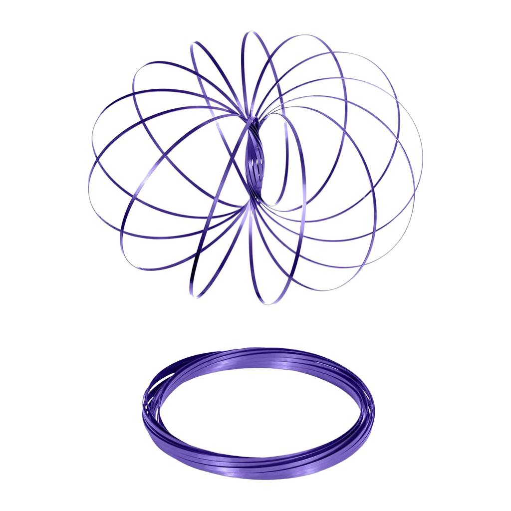 Stainless Steel Bracelet Metal Armband, 3D Rotating Ring, Mobile Bracelet,