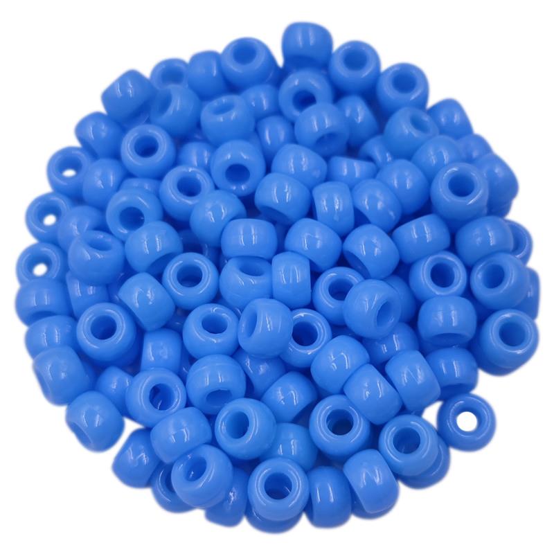 40 шт. 9*6 мм однотонные яркие цвета с большим отверстием свободные бусины однотонные бусины DIY Изготовление ювелирных изделий