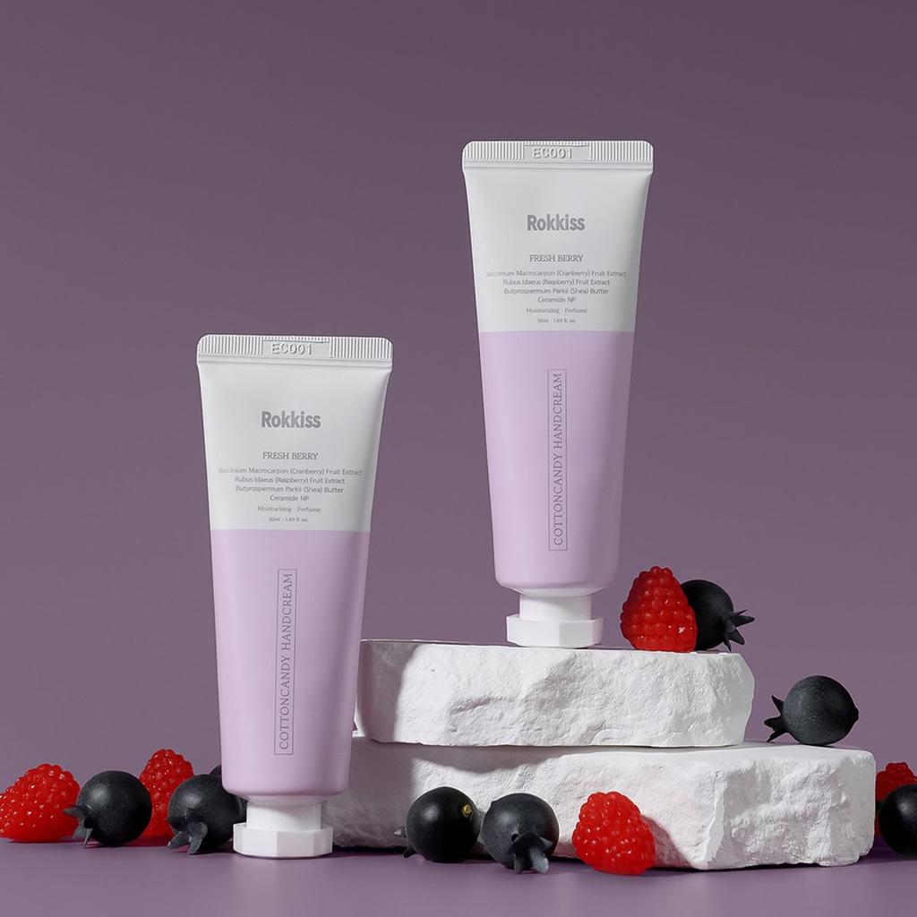 Cotton Candy Hand Cream 4-Piece Set (2 Sets)