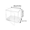 Acrylic Display Case with Door Collectibles Assemble Showcase Display Action Figures Toys Storage Organizing Desktop Storage Home Storage