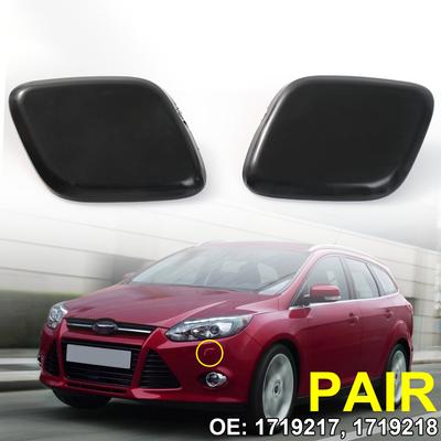 2 шт. для Ford Focus MK3 2010-2014 передний бампер омыватель фар крышка правая и левая крышка 1719217 неокрашенные автомобильные аксессуары
