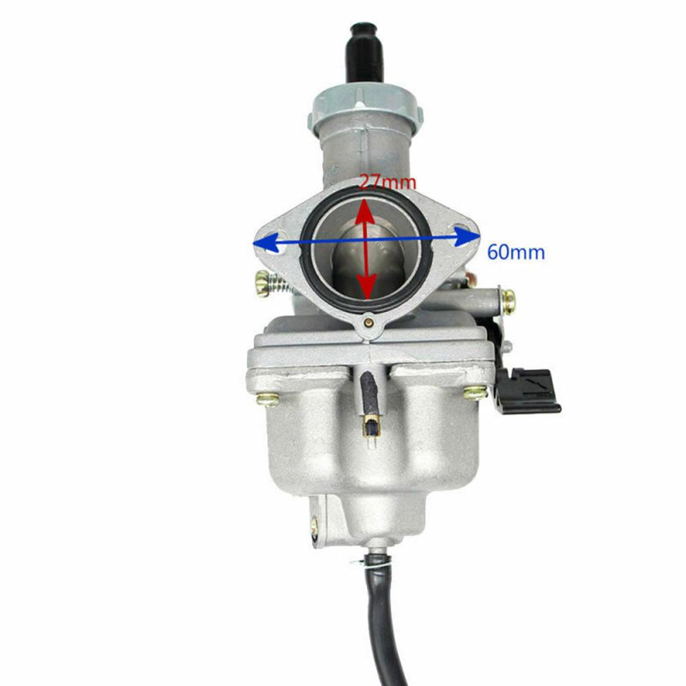 Карбюратор PZ27 Карбюратор Карбюраторный кабельный дроссель 27 мм для 4-тактного CG 125cc 150cc 200cc 250cc ATV Go