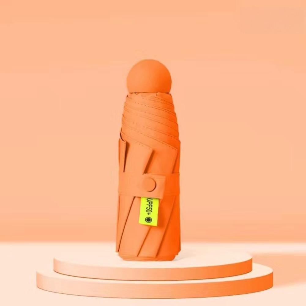 Виниловый капсульный складной зонт Мини дорожные аксессуары Новый зонт от солнца и дождя для улицы