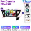 2 Din Android 12 автомобильное радио для Toyota Corolla Ralink 2013-2016 мультимедийный видеоплеер GPS 4G Carplay авто стерео DVD головное устройство