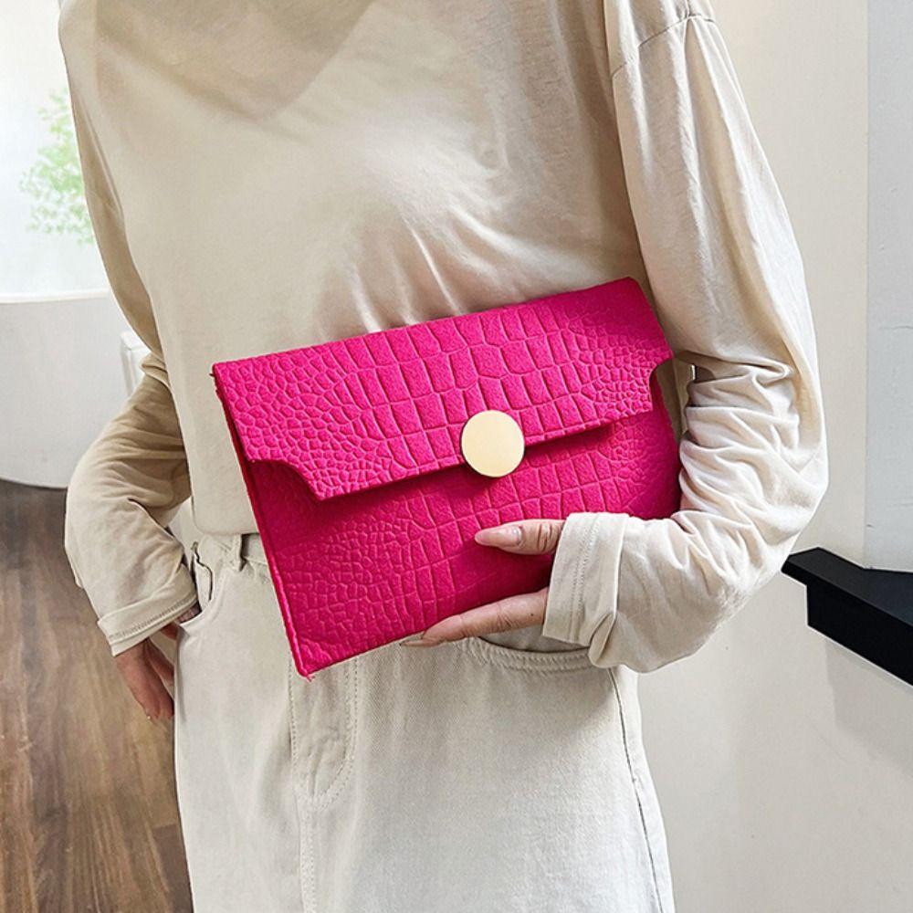 Фетровый крокодиловый узор конверт вечерняя сумочка искусственная кожа ручная сумка роскошный женский клатч для женщин