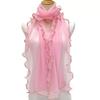 Lightweight Hijab Silk Shawl Women Scarf Shawls Ladies Headband Wraps Girl's Neckerchief Lace Scarf  Women Vintage Lace Tassels