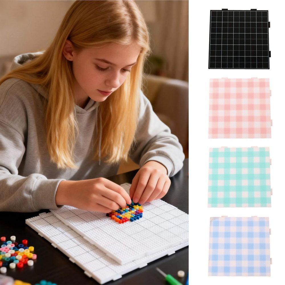Draw lines Perlrer Beads Template Handmade Bean Board Gifts Iron-on Mat
