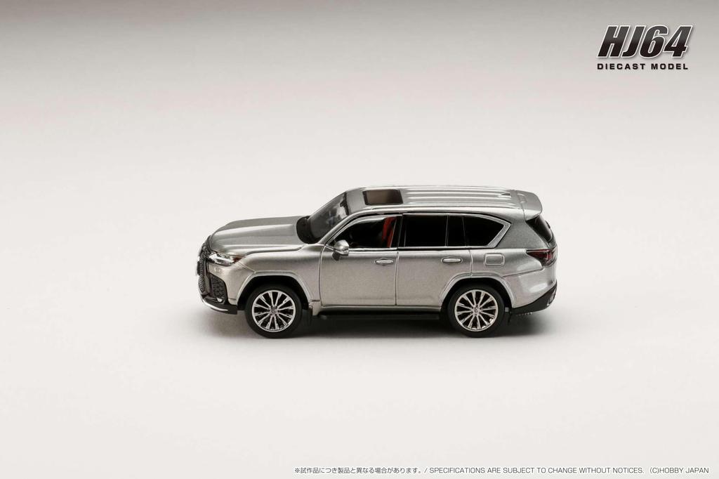 HJ64 164 LEXUS LX600 F Sport Sonic Titanium (Готовая модель)