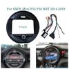 Для BMW Mini F55 F56 2014-2019 9-дюймовая автомобильная рамка, адаптер для приборной панели Canbus Box, Android-радио, комплект для установки на приборную панель