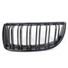 2Pcs Gloss Black Front Bumper Hood Kidney Grille Racing Grille Replacement for BMW E90 4 Door