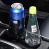 2 In 1 Cup Adapter Organizer Stand 360 Rotating Multifunctional Bottle Holder Extender Car Cup Holder Expander Adapter Base Tray