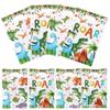 Cartoon Dinosaur Portable Favor Bags 10/30/60Pcs Plastic Treat Bags for Kids Baby Shower Party Supplies