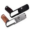 Durable Wooden Hand Grip L Holder For Panasonic S9 Camera with Quick Release L Plate Bracket Holder Ultra Light with Alloy Base