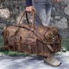Leather Duffle Bag Handmade Leather Weekender Gym Bag Travel Bag Overnight Bag, Men Vacation Duffel Bag Leather Holdall Bag Gift for Him
