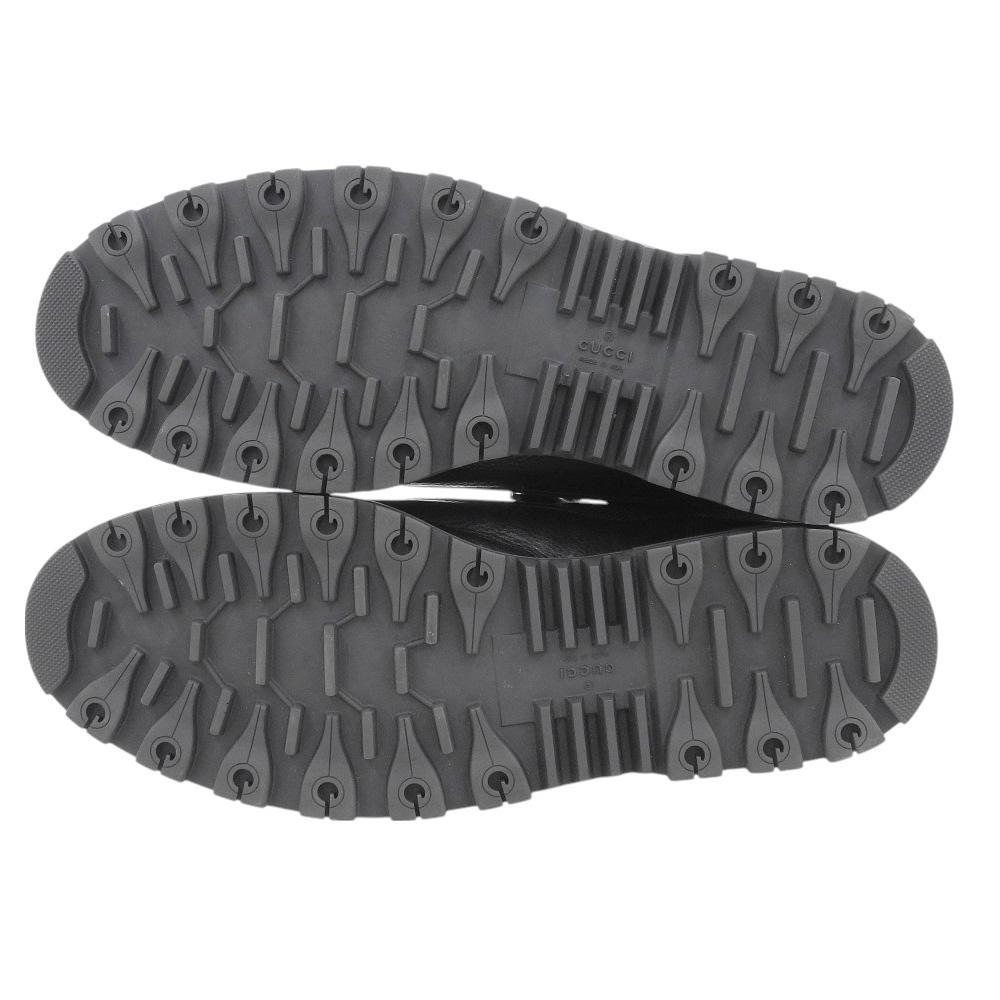 Gucci Неношеные ботинки с узором GG Shelly line мужские черные 13 1/2G 295321 обувь 13 1/2G черныйБ/у