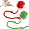 Interactive Rolling Dog Ball, Interactive Dog Smart Ball Toy, 360°Smart Automatic Rotating Rolling Ball for Dogs & Cats (Red+Green)