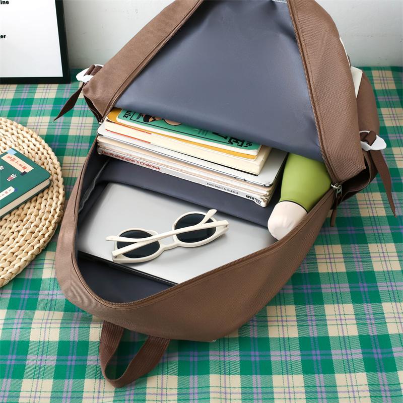 Комплект из пяти рюкзаков для детей, большой вместимости, рюкзак для старшеклассников, чтобы уменьшить нагрузку на рюкзак с защитой от хребта