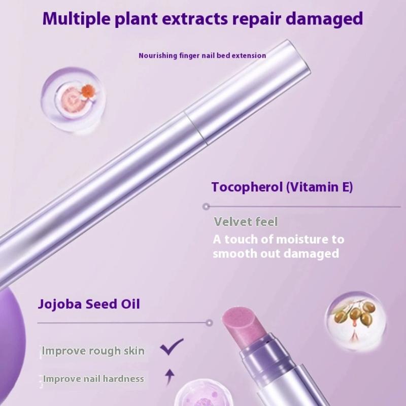 3In1 Ceramic Nail Cuticle Oil Brighten Moisturizing Nail Cuticle Remover Pen Prevent Nail Damage Manicure Care Tool