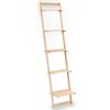 VidaXL Wall Shelf Ladder Cedar Wood 41.5 X 30 X 176 Cm