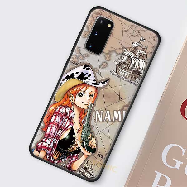 Цельный чехол с рисунком аниме для Samsung Galaxy S20 FE S21 S10 Note 20 Ultra S9 Plus S8 10 Lite S10e 9, черный чехол для телефона