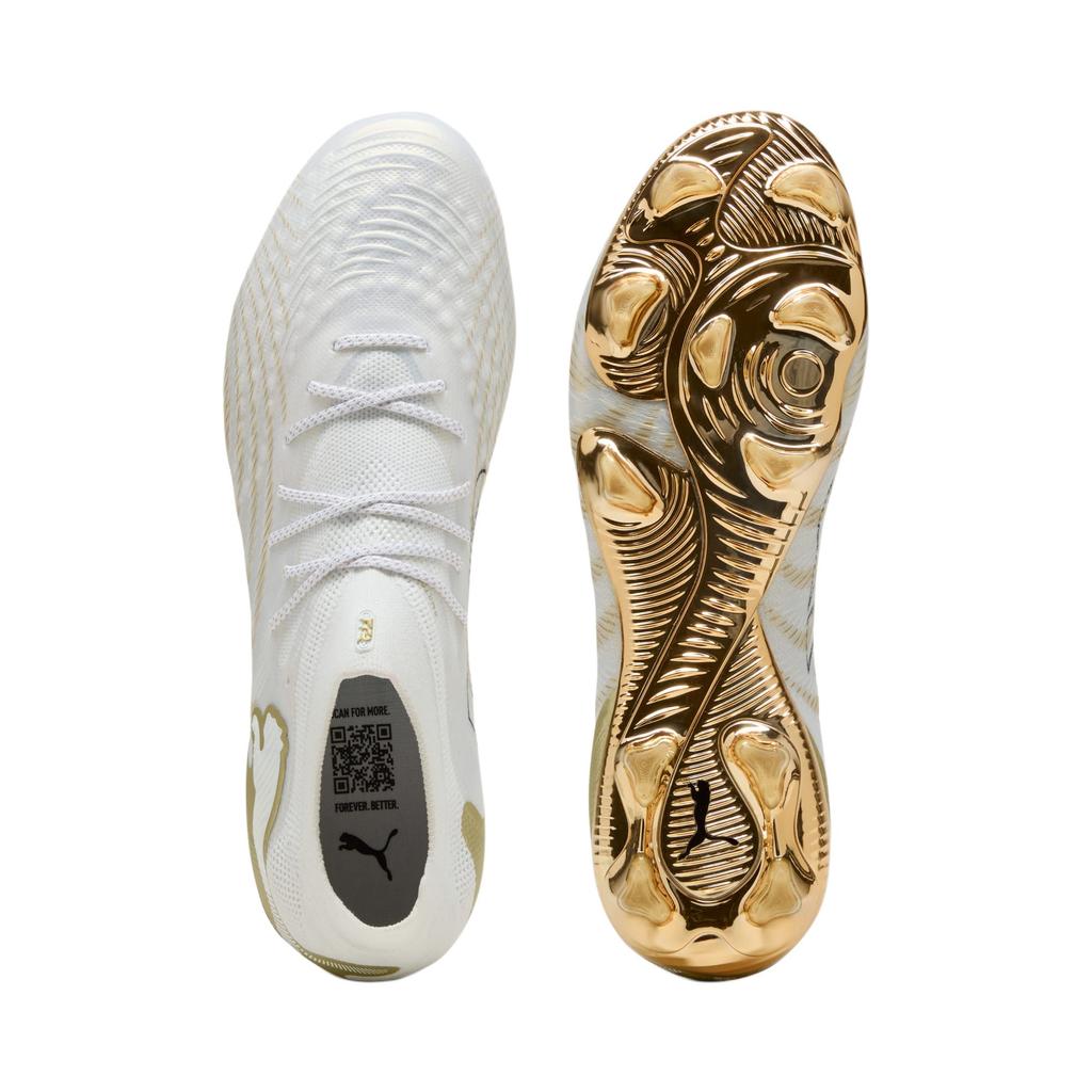 Puma Future 9 Удобные Мягкие FG (Резиновый длинный стержень) Поддержка Футбольные бутсы Унисекс Футбольные бутсы Platinum 108883-04