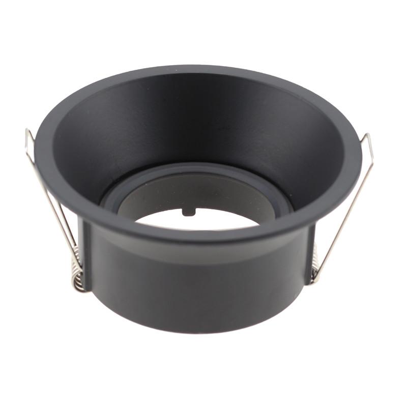 Светодиодные потолочные светильники Круглые Квадратные Встраиваемые Патрон MR16 GU10 Белый/Черный Регулируемый Светодиодный Потолочный Точечный Светильник Рамка