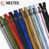 Meetee 3/5 шт. 3# Металлический набор для ремонта молнии 15-30 см с закрытым концом 40-70 см с открытым концом Молния для одежды Карман DIY Молнии Швейные аксессуары