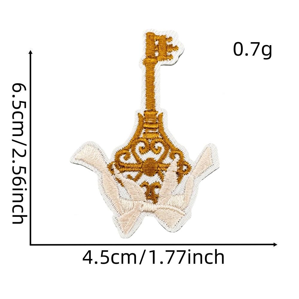 Милая однотонная мультяшная вышивка, тканевая наклейка, компьютерная вышивка, приутюживаемая тканевая наклейка, вышитая нашивка, модель с термоклеем