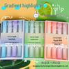 Градиентный хайлайтер - Яркий, Защищающий глаза, Студенческий маркер большой вместимости