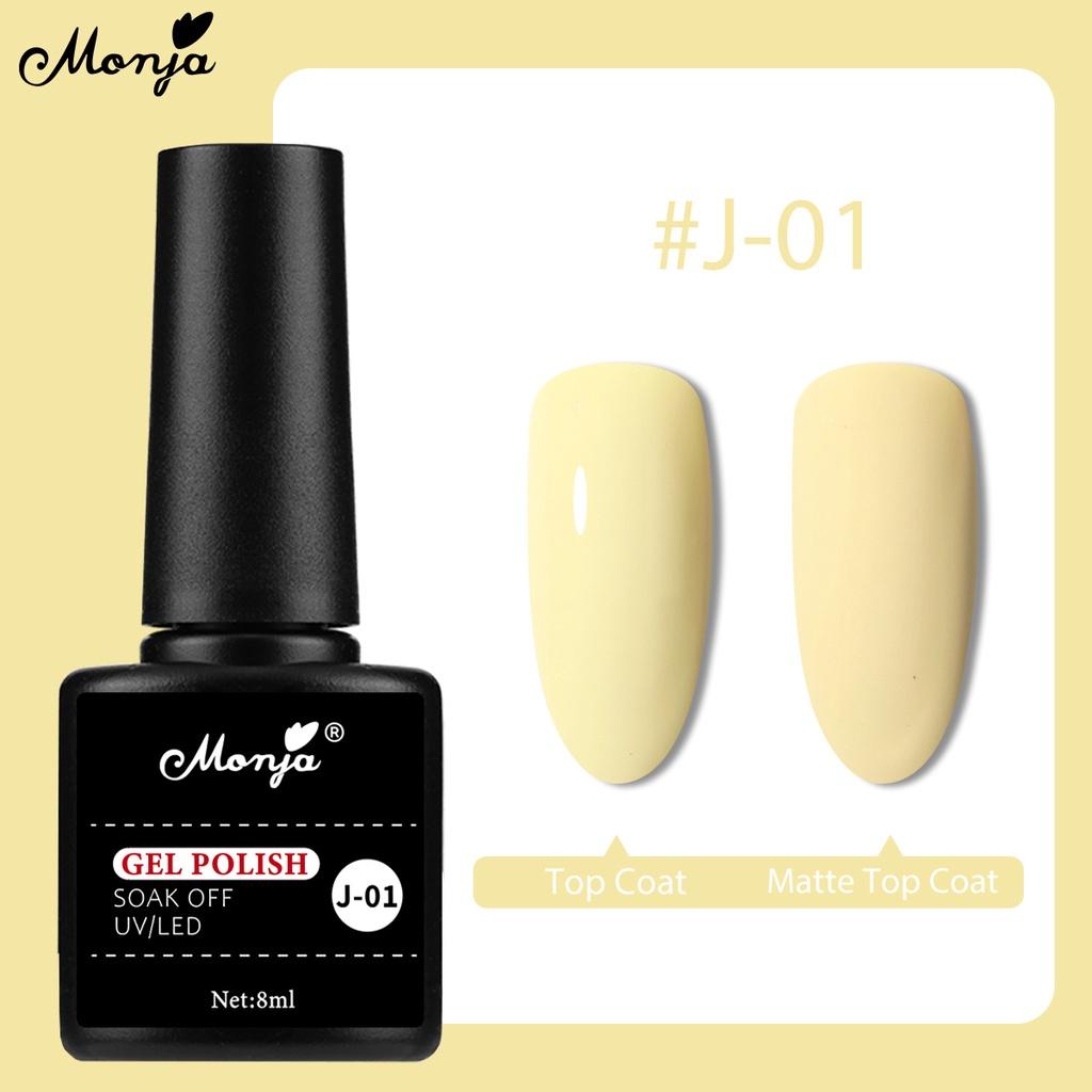 monja 17 цветов 8 мл флакон для дизайна ногтей гель УФ-лак для рисования живопись быстросохнущая замачиваемая лампа отверждение лаки лак DIY дизайн маникюра инструменты для красоты