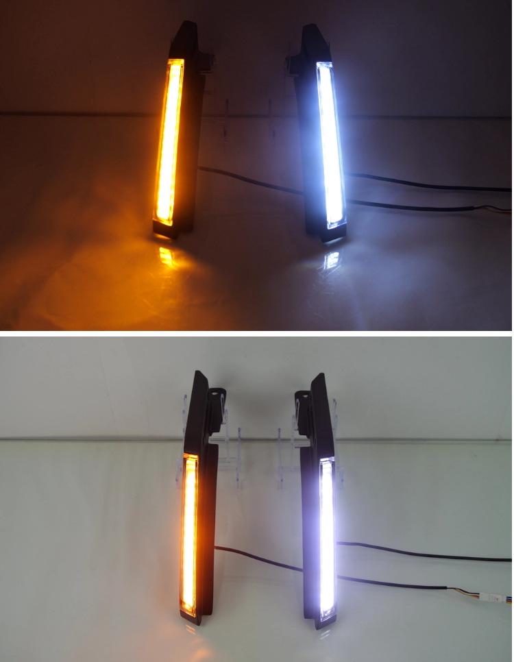 Двухцветные дневные ходовые огни для Ford Bronco 2021-2025, на капот