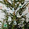 Sea Glass Christmas Tree Advent Calendar Sea Glass Art Christmas Tree Pendant Decoration Crafts Christmas Advent Calendars