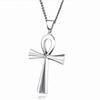 Life Egypt Cross Pendant Ankh Chain of Egyptia# Symbol Stainless Steel Necklac*