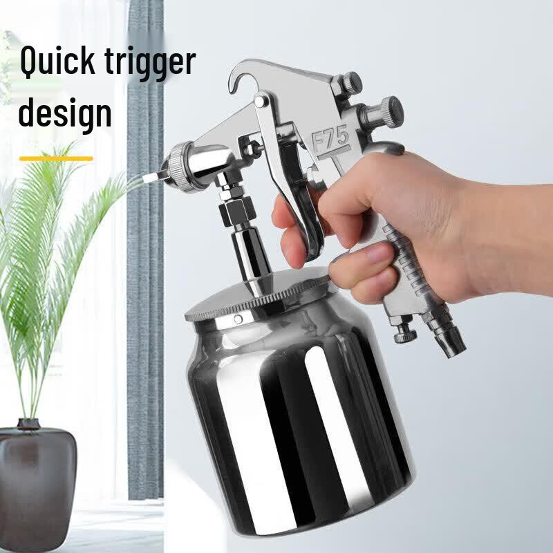 Deli 750ml High Atomization Pneumatic Paint Spray Gun